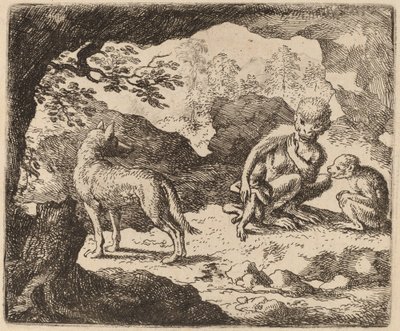 De Wolf en de Apen door Allart van Everdingen