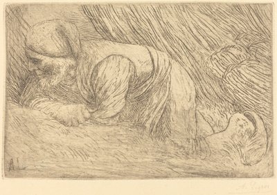 Houtverzamelaar door Alphonse Legros