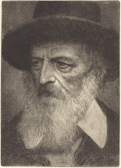 Lord A. Tennyson, 2e plaat door Alphonse Legros