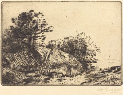 Rustieke Scene (Scène rustique) door Alphonse Legros