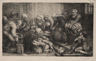 De bedelaars van Brugge door Alphonse Legros