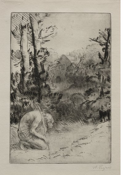 De verloren zoon (2e plaat) door Alphonse Legros