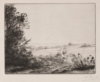 De weg naar Horville door Alphonse Legros