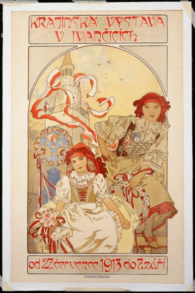 Krajinska Vystava V Ivancicich, 1912 door Alphonse Mucha