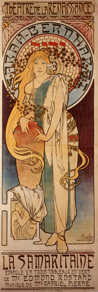 La Samaritaine, 1897 door Alphonse Mucha