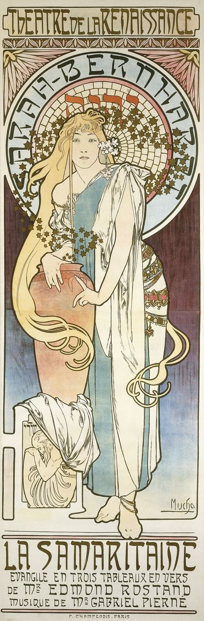 De Samaritaan, 1897 door Alphonse Mucha