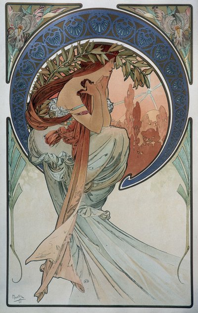 Poëzie door Alphonse Mucha