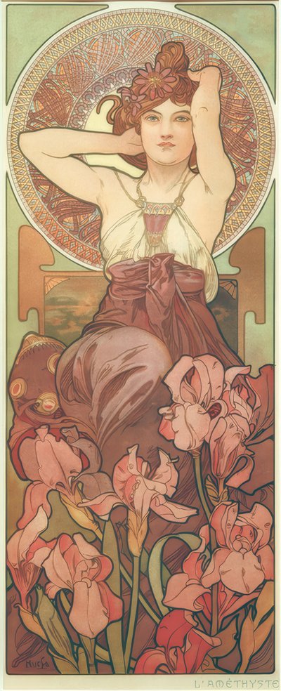 Amethist door Alphonse Mucha