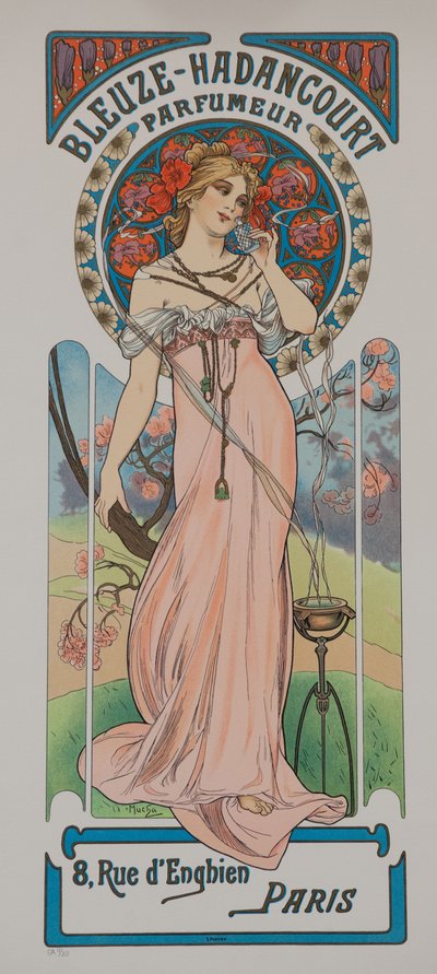 Bleuze - Hadancourt Parfumeur door Alphonse Mucha