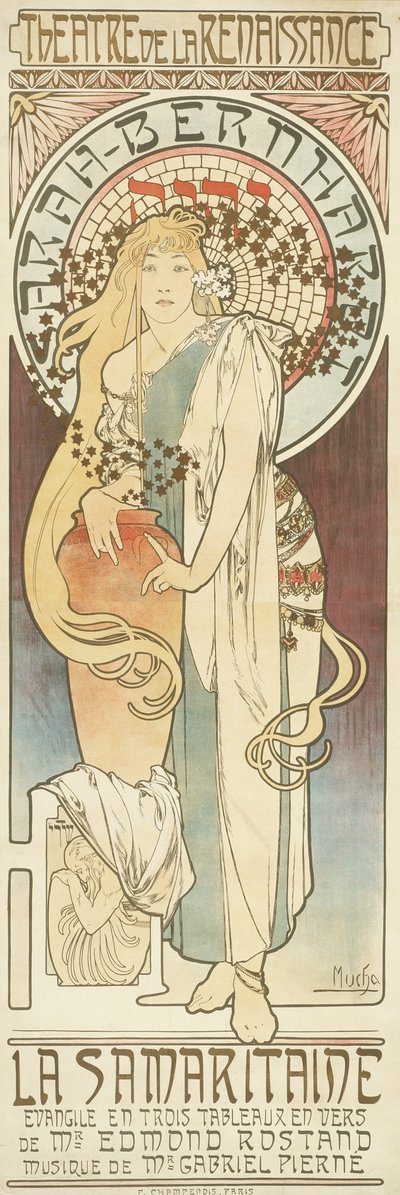 La Samaritaine, 1897 door Alphonse Mucha