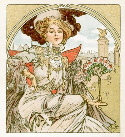 Parijs Expositie, 1900 door Alphonse Mucha