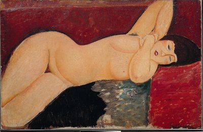 Liggend naakt door Amedeo Modigliani