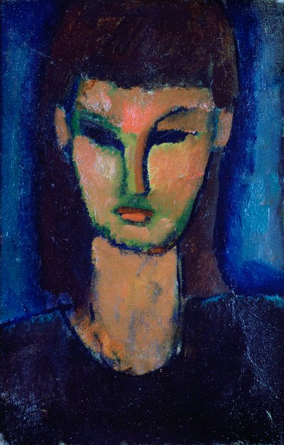 Jonge Vrouw, ca. 1910 door Amedeo Modigliani