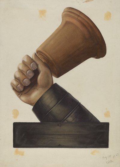 "Bell in Hand" taveernebord door American 20th Century