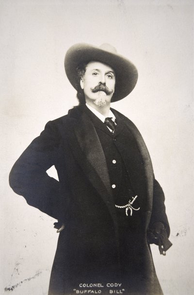 Buffalo Bill (1846-1917) ansichtkaart door American Photographer