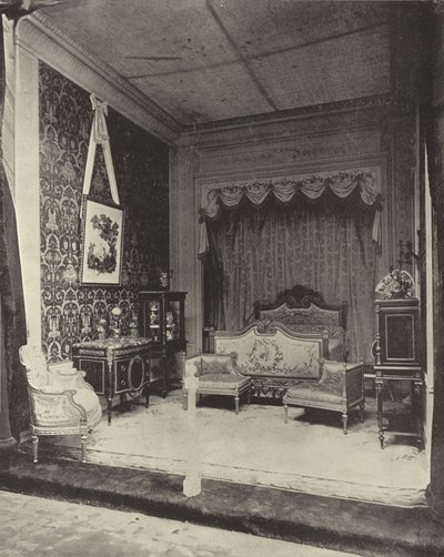 De slaapkamer van Marie Antoinette door American Photographer