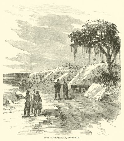 Fort Thunderbolt, Savannah, december 1864 door American School