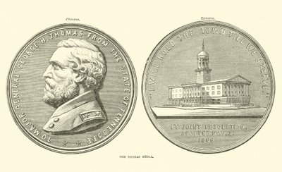 De Thomas-medaille, oktober 1863 door American School