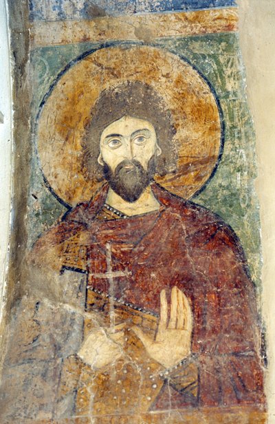 Sint Adrianus door Ancient Russian frescos