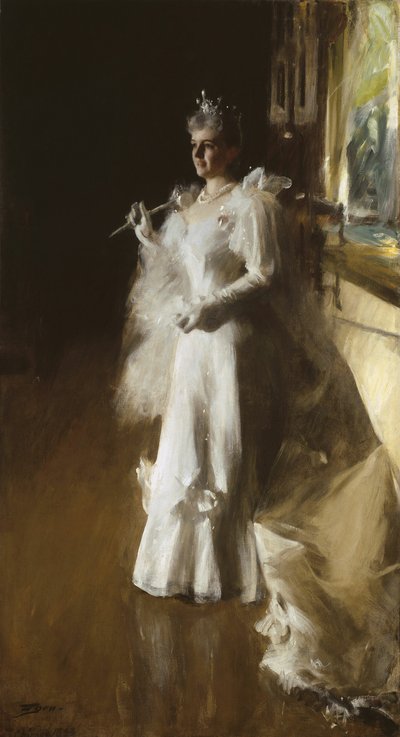 Mevrouw Potter Palmer, 1893 door Anders Leonard Zorn