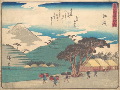 Ejiri, ca. 1838 door Ando Hiroshige