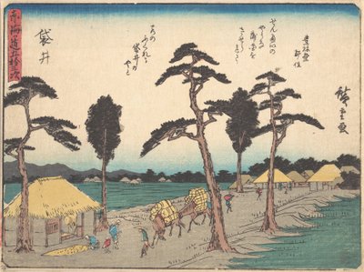 Fukuroi, ca. 1838 door Ando Hiroshige