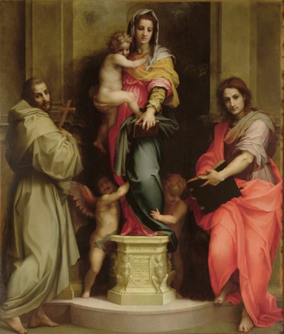 Madonna van de Harpijen door Andrea del Sarto