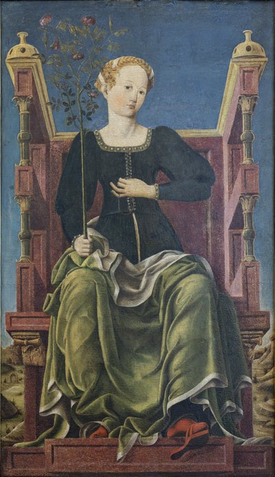 De Muze Erato, ca. 1455 door Angelo Maccagnino