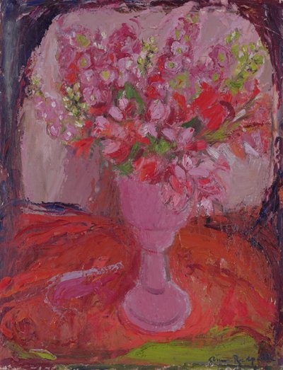 Roze bloemen door Anne Redpath