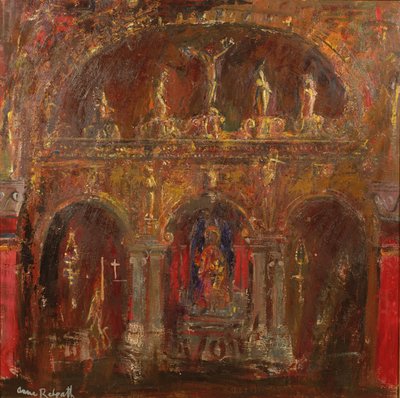 Rood scherm, Torcello door Anne Redpath