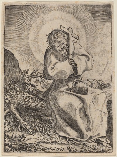 Sint Franciscus van Assisi door Annibale Carracci