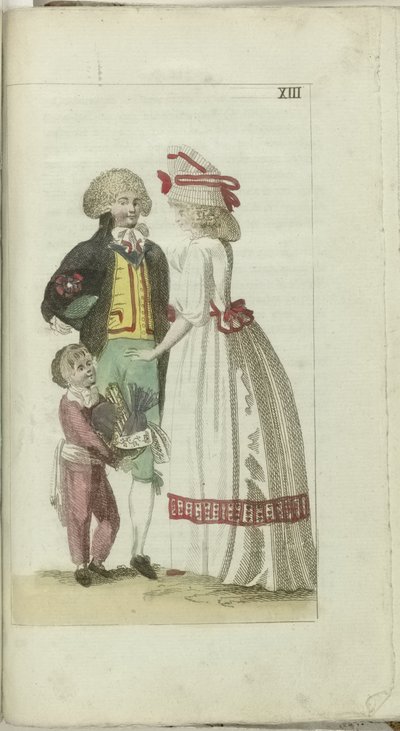 Kabinet van mode en smaak 1791, pl. XIII door Anonymous