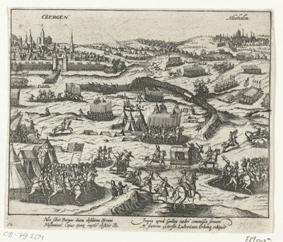 Lodewijk van Nassau verlaat Bergen, 1572 door Anonymous