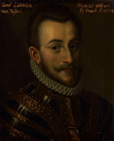 Portret van Louis, Graaf van Nassau door Anonymous