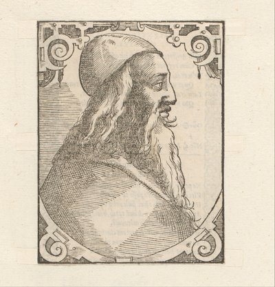 Portret van Aristoteles door Anonymous