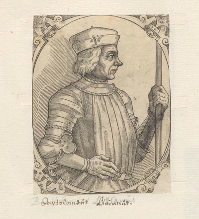 Portret van Bartholomeus Livianus door Anonymous