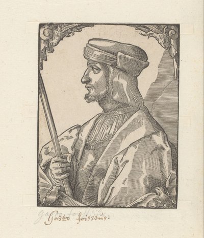 Portret van Gaston de Foix door Anonymous