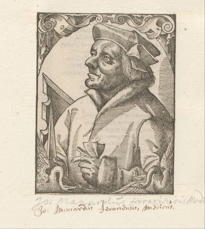 Portret van Johannes Manardi door Anonymous