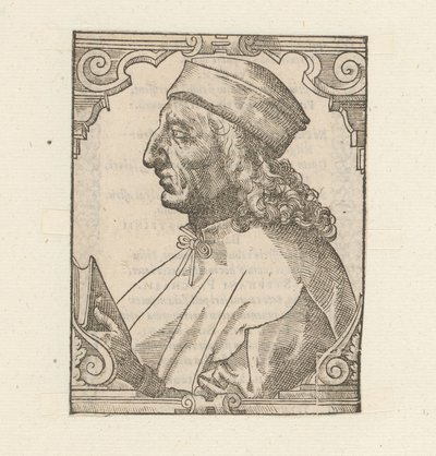 Portret van Julius Pomponius Laetus door Anonymous