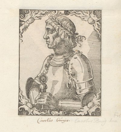 Portret van Karel de Stoute door Anonymous