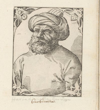 Portret van Khair ad-Din door Anonymous