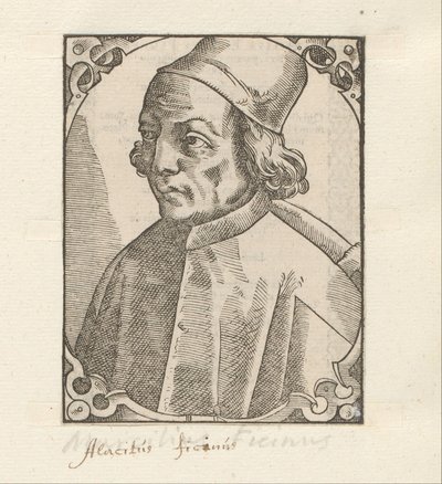 Portret van Marsilio Ficino door Anonymous