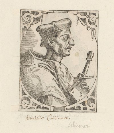 Portret van Matthäus Schiner door Anonymous