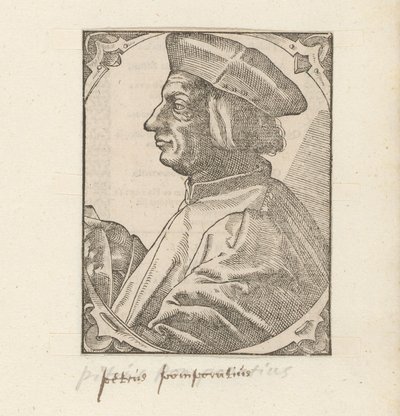 Portret van Pietro Pomponazzi door Anonymous