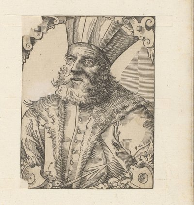 Portret van Usum Cassan door Anonymous