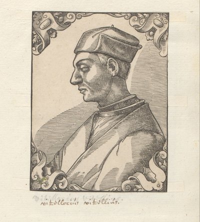 Portret van Vitellocius Vitellius door Anonymous