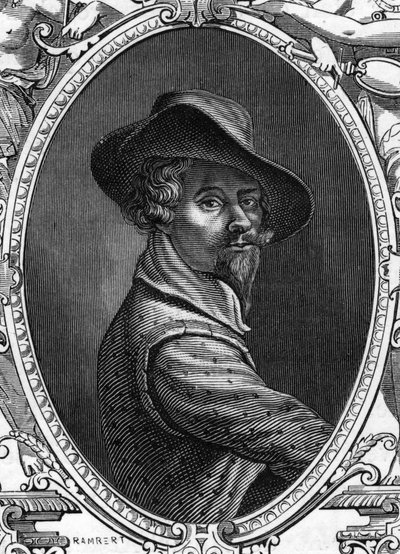 Portret van Annibale Carracci (Annibal Carrache). door Anonymous Anonymous