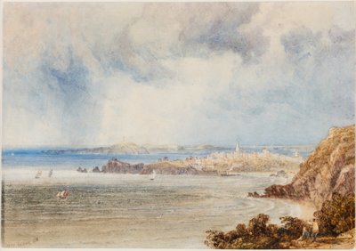 Tenby door Anthony Vandyke Copley Fielding