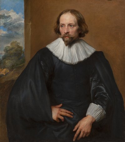 Portret van Quintijn Symons, ca. 1634-35 door Anthony van Dyck