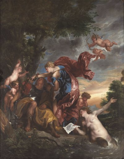 Rinaldo en Armida door Anthony van Dyck